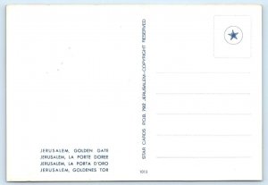 JERUSALEM Golden Gate ISRAEL 4x6 Postcard