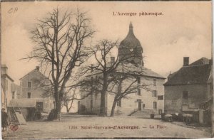 CPA SAINT-GERVAIS-d'AUVERGNE La Place (1255087)