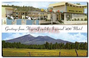 Modern Postcard Greetings from Flagstaff and the Imperial 400 Motel