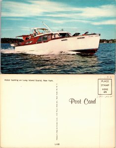 Motor boating, Long Island Sound, New York (27230