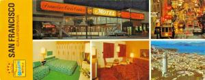 SAN FRANCISCO CA~BEST WESTERN MOTELS-CIVIC CENTER MOTEL~MULTI PHOTO POSTCARD