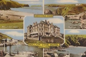 Mullion Cove Hotel Cornwall Boats Postcard