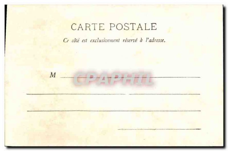 Postcard Old Cows in the trough