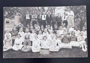 Washington School 7th Grade Class Photo May 19 1919 Kruxo Real Photo RPPC (A5)