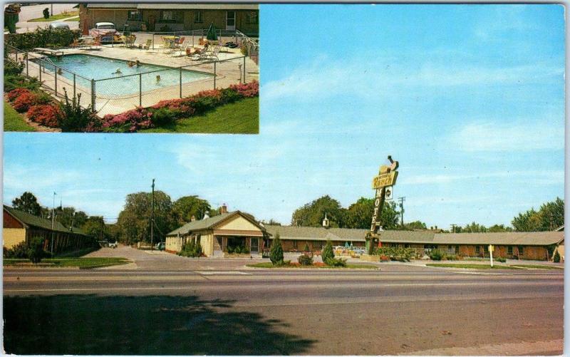 OGDEN, UT Utah     RANCH  MOTEL     c1950s    Roadside    Postcard