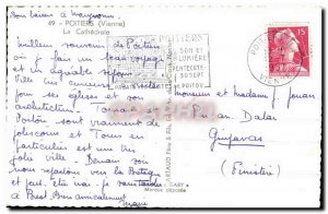 Poitiers - The Cathedral - Old Postcard
