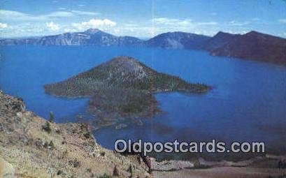 Wizard Island - Crater Lake National Park, Oregon OR  