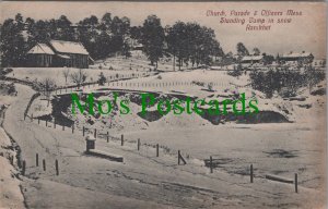 India Postcard - Ranikhet Church, Parade, Officers Mess, Standing Camp RS35532