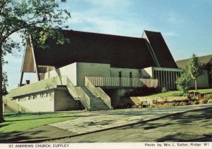 St Andrews Church Cuffley Herts Postcard