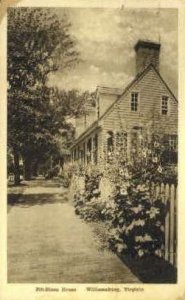 Pitt-Dixon House - Williamsburg, Virginia VA  