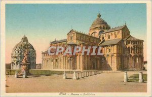 Postcard Old Pisa Duomoe battistere