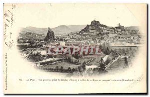 Old Postcard Le Puy General view taken of the Rock of Espaly Vallee de la Bor...