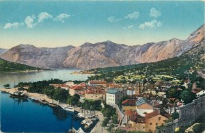 Montenegro Kotor Cattaro early panorama postcard