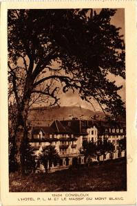 CPA COMBLOUX L'Hotel P.L.M. Et le Massif du Mont-Blanc (336744)