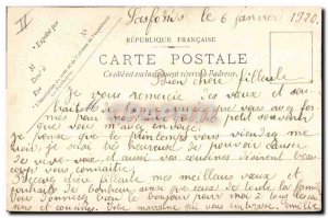 Old Postcard Fantasy Flowers Toil?e