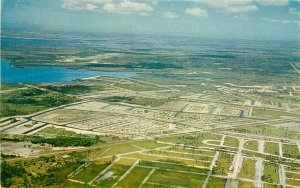 Advertising Postcard; Port Charlotte Florida Air View, Mackle Development Co.