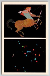 Astronomy Constellation Sagittarius The Archer Postcard L42