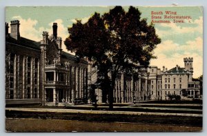 Anamosa, Iowa - State Reformatory, South Wing - Postcard