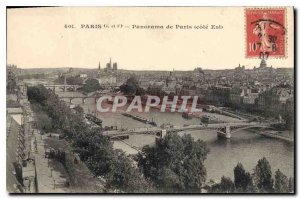 Postcard Old Paris Panorama of Paris East coast