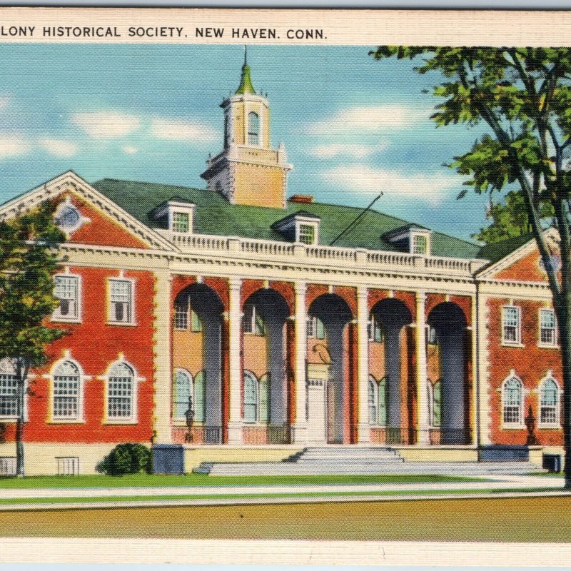 c1940s New Haven CT Colony Historical Society Building Tichnor AL Schneider A203