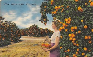 Pretty Pickin' Florida, USA Fruit Assorted 1956 