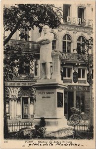 CPA PARIS Statue Jules Simon Place de la madeleine (52234)