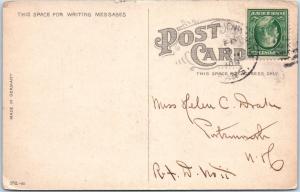 FORT LEAVENWORTH,  KS Kansas   GRANT HALL & Staff  COLLEGE  1909  Postcard 