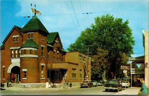 Vtg Buckingham Quebec Canada Post Office & Hotel Palace Street View Postcard