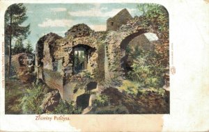 Czech Republic Zricenina Potstejn Ruins Bohemen Borotín 06.86