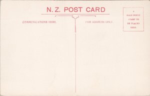 Auckland New Zealand Sir George Grey's Statue Queen & Wakefield St Postcard H52