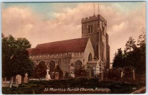 RUISLIP, Hillingdon LONDON England  ST. MARTINS PARISH CHURCH  UK   Postcard