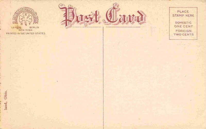 M E Church Norwalk Ohio 1910c postcard