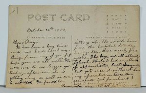 RPPC Nice Little Country House Home  c1908 Postcard L16