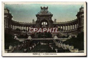 Old Postcard Marseille Le Palais Longchamp