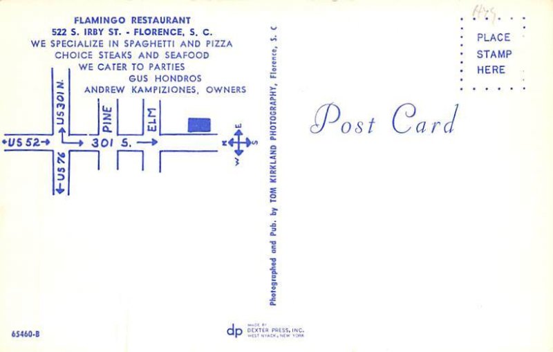 Flamingo restaurant Florence, South Carolina