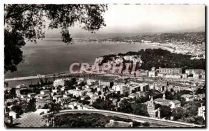 Old Postcard The Nice Cote D Azur General View
