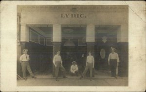 Lyric Theatre Unidentified Amateur Real Photo Postcard c1910