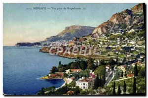 Old Postcard Monaco Vue Prize Roquebrune