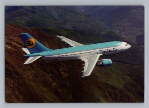 Aviation Airplane Postcard Uzbekistan Airways Airlines Airbus A310-324 AI10