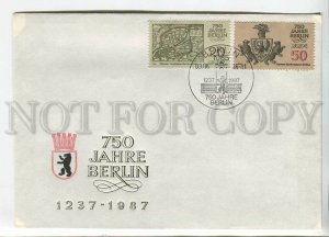 445759 EAST GERMANY GDR 1986 year FDC 750 years of Berlin
