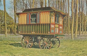 South Wales Gypsy Caravan Vintage Postcard