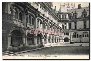 Old Postcard Pierrefonds Colonnade of the Honor Court