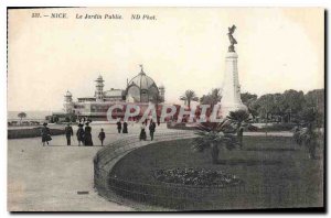 Nice Old Postcard Public Garden