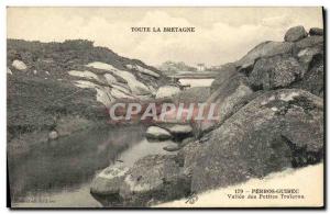 Old Postcard Perros Guirec Vallee small Troierou