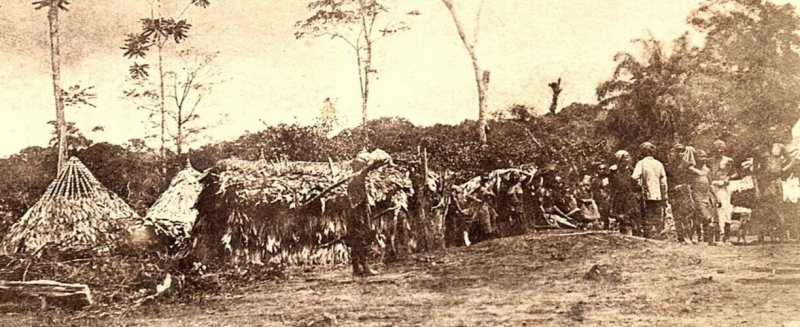 c1920 AFRICAN TROOPS CAMP SOLDIERS US NAVY WWI ERA RPPC POSTCARD 43-167