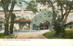 CA, Riverside, California, Glenwood Hotel, Exit, M. Rieder No. 3183