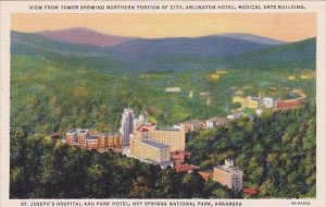 View From Tower Showing Northern Portion Of City Hot Springs National Park