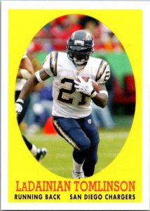 2007 Topps Football Card LaDainian Tomlinson San Diego Chargers sk20767