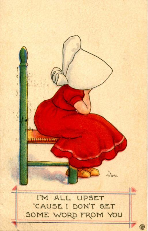 Sunbonnet Girl.  Artist: Wall