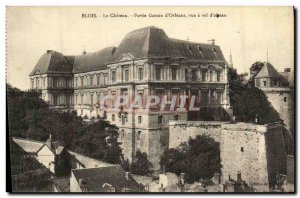 Old Postcard Blois Chateau Party Gaston of Orleans has seen Theft sorrel